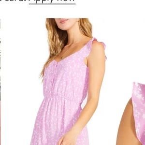 BB Dakota by Steve Madden Petal Heart Sundress XS worn once perfect condition